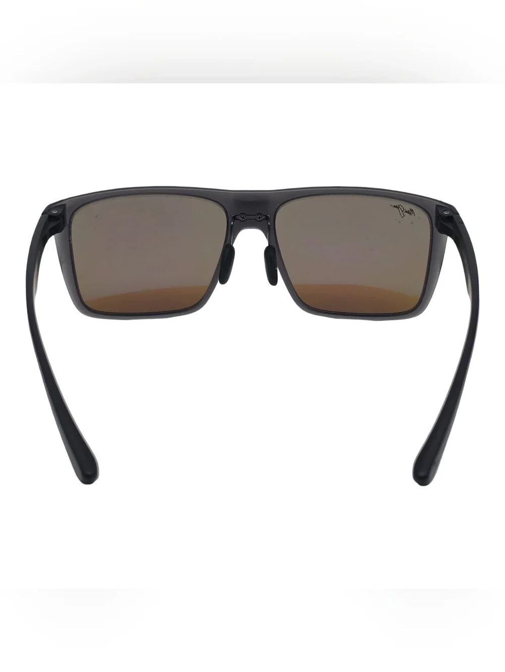 Maui Jim Honokalani MJ455-14 Polarized Sunglasses Translucent Black